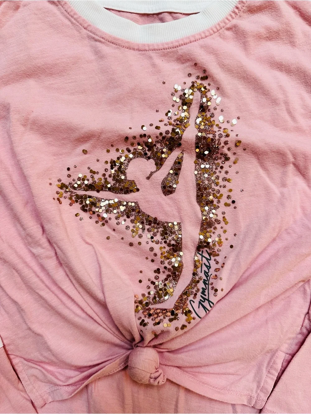 Justice Gymnast Top (size 8)